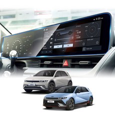 더뉴 아이오닉5 페이스리프트 보호필름 (24년3월-현재) 내비게이션 파노라마 풀커버 액정보호필름, 0.1GB, 파노라마 디스플레이 (고화질)