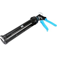 OX 툴스 프로 OXP044410 10온스 헤비 듀티 콜크 건 12:1 추력 비율 콜킹 디스펜서 실런트 접착 건..., 29 oz, 1