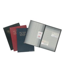 COX 三燕 直橫式420張名速見名片簿 顏色隨機 6本/組 NH-09