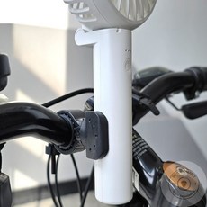 도토리마켓 유아차 선풍기 거치대, 블랙, 1개