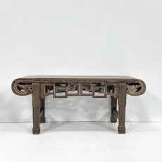 御古齋 雞翅木長形書卷供桌 展示架, 中 (27*10*11.5)