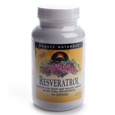 SOURCE NATURALS 白藜蘆醇膠囊 40mg, 1組, 120顆