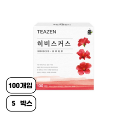 티젠 히비스커스 차, 1.8g, 100개입, 5개