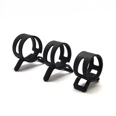 올스토어 100개/세트 mm-22mm 블랙 Q73B 진공 스프링 연료 오일 물 호스 클립 파이프 튜브 밴드 클램프 금