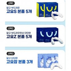 (고요Sx5개) 이갈이 마우스피스 방지 수면용 수면 스플린트, 고요 Z 본품 X 5개