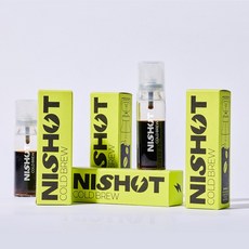 (기간한정)나이샷 콜드브루 질소커피 원액커피 휴대용 캠핑용 홈카페, 1개, 20ml