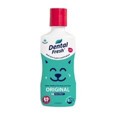 DENTAL FRESH 美國原廠 一般版寵物潔牙液 無味配方, 1個, 237ml