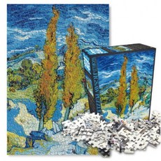 대용량 직소퍼즐 세계명화 1014피스 - 포블러나무, 단일상품1, 단일상품0, 기본