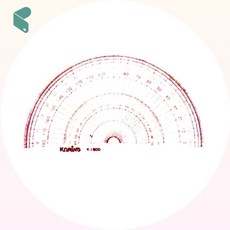 분도기 반원 15cm 제도용 건축 설계 디자인 각도기 학생용 전문가 문구 커머스픽201, 1개