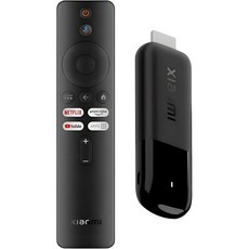 XIAOMI Xiaomi 샤오미 TV 스틱 4K 2세대 스트리밍 미디어 플레이어 장치 Google 캐스트 돌비 비전 HDR10+ Atmos 듀얼 밴드 Wi-Fi 6 360도 블