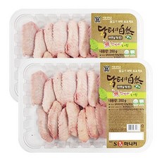 무항생제 아랫날개(윙) 350g 2팩, 2개