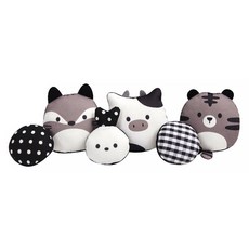 타이니러브 애니멀 프렌즈 모빌 인형, 1세트, 흑백