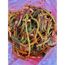 100%수제 국내산 재료로만든 목포소문난김치. 고구마순김치 1kg 2kg 3kg, 1개