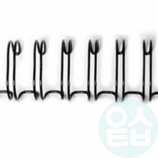 위블리 와이어 제본링 14.3mm 100개입 은색