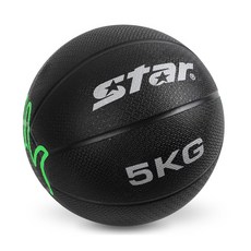 스타 메디슨볼 ER-5kg 상급 크로스핏 복근운동 근력 (블랙), ER151_050 블랙 5kg, 1개