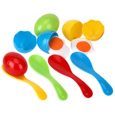 더나이스 팀전릴레이 달걀스푼 옮기기 협동놀이 어린이집체육교구 초등체육놀이 교육기관 체험, 1세트