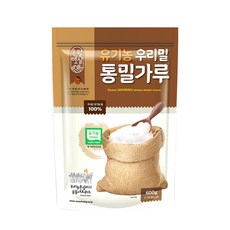 오월햇살 유기농 우리밀 통밀가루, 600g, 1개