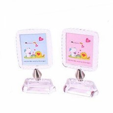 사진 자동차 미니 책상 탁상 크리스탈 스탠드 자동차액자 포토액자 차량액자, 1개