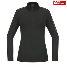 [레드페이스 본사] 여성 기모 액티브블랙슬림우먼짚티셔츠FTSW22053-pt