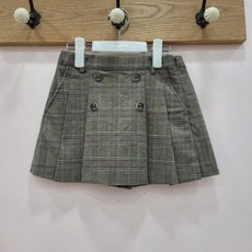 [레노마]여아 3.5부 모직 체크치마바지(R2341P212)_CJ 충주점 8273405