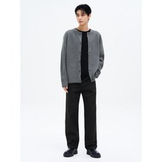 [국내매장정품] 에잇세컨즈 8SECONDS 에센셜 세미와이드핏 데님 팬츠 블랙 425121LPC5 191089