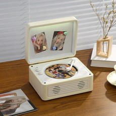 狄倫思 懷舊皮箱式CD播放器 藍芽【台灣實體店家】CD隨身聽 CD播放器, 獨家特別款_皮箱白_帶CD展示燈, 多色可選, 1900