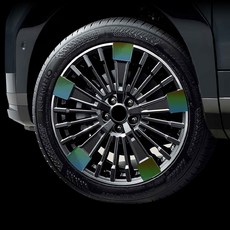 호환 싼타페 MX5 튜닝 20인치 AWD 순정 휠스티커 랩핑 필름 휠커버, MX5 20인치 (AWD) - 다크홀로그램