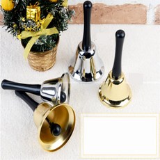 건shop디자인 테이블 핸드벨 손잡이종 핸디종, 금색 - 75mm