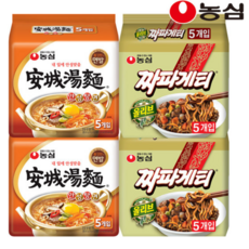 농심 안성탕면 10개+짜파게티10개, 20개
