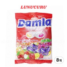 타야스 담라 어소티드 소프트캔디, 250g, 8개