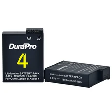 DJI 오즈모 액션 4 / 3 배터리용 1800mAh 카메라용 스포츠 액세서리, 02 2 Battery