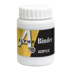 [코리아스퀘어] 알파색채 아크릴보조제 바인더 250 ml/500 ml 미술보조, 500ml
