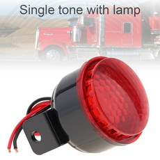 에어혼 화물차 크락션 차량 자동 경고 비퍼 후진 경보 스피커 버저 사이렌 와이어 라이트 포함 12V-24V, [01] 옵션1