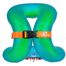 NABAIJI 兒童充氣套頭游泳啟蒙背心 (19-30kg) - 游泳運動用品, 1個, 19-30綠色１個