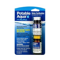 정수제 휴대용 정수알약 PA PLUS 50패킷 Purificatio, Potable Aqua, 1세트
