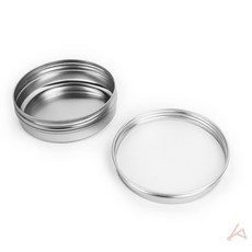 정그리공구 원형 틴케이스 철제 캔케이스 미니 소형 보관함 소분용기 공병 연고케이스, 30g