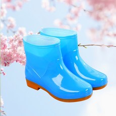 SHILANG 女士短筒防滑雨鞋