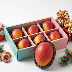 실패없는 애플망고 항공수입100% 고당도, 애플망고 2.4KG내외 [6과] 선물용, 1개