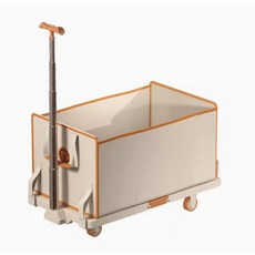 天與雲多合一手袋折疊推車套裝版，家用戶外露營車小拖車，旅行拉桿收納箱, 1個, 璀璨橙