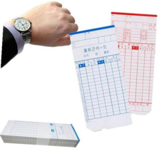 기록지 용 아마노 출퇴근카드 BX1500 BX1600 100매, 본상품