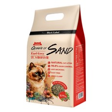 퀸오브샌드 블랙라벨 두부모래 고양이모래 얼그레이 2.8kg, 1개