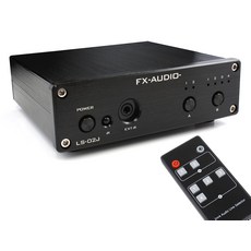 FX-AUDIO- LS-02J [블랙] 리모콘 대응 2:4 Multiple Audio Line Selector RCA 전환기 셀렉터, 1개