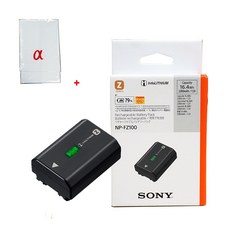 소니정품 NP-FZ100 배터리 +알파포켓융 A7M4 A7CM2 FX3 A6700, 1개