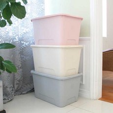 가쯔 마카롱 리빙박스, 아이보리, 72L, 1개