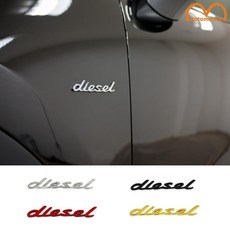 포르쉐 호환 DISEL 디젤 엠블럼, ., 신형-블랙(무광)