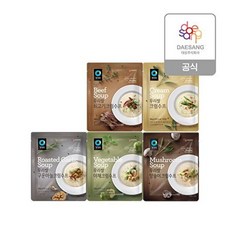 청정원 [T]청정원 스프 5종 (크림/야채/쇠고기/마늘/양송이) 12개 골라담기