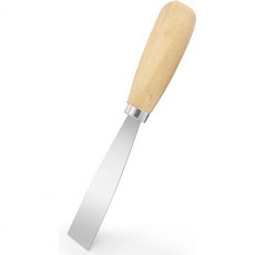 스크래퍼 퍼티 나이프 껌칼 1인치 금속 건식 벽체용 나무 손잡이 스패클 데칼 벽지 패치 페인팅 테이핑 스크래핑 코팅, 1"/25mm
