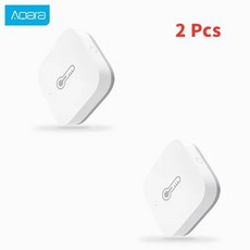 Aqara 온도 습도 센서 Zigbee 공기압 환경 제어 Xiaomi Mi home Homekit App 용 홈, 2 Pcs
