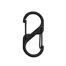 8字扣 防盜S掛勾 連接扣 鑰匙圈 調節扣 八字 置物扣 露營掛勾, 1個, S登山扣 (中)
