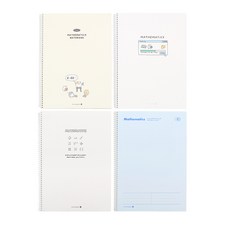 모닝글로리 2000 중고 스프링 수학노트, 1개, 랜덤 발송